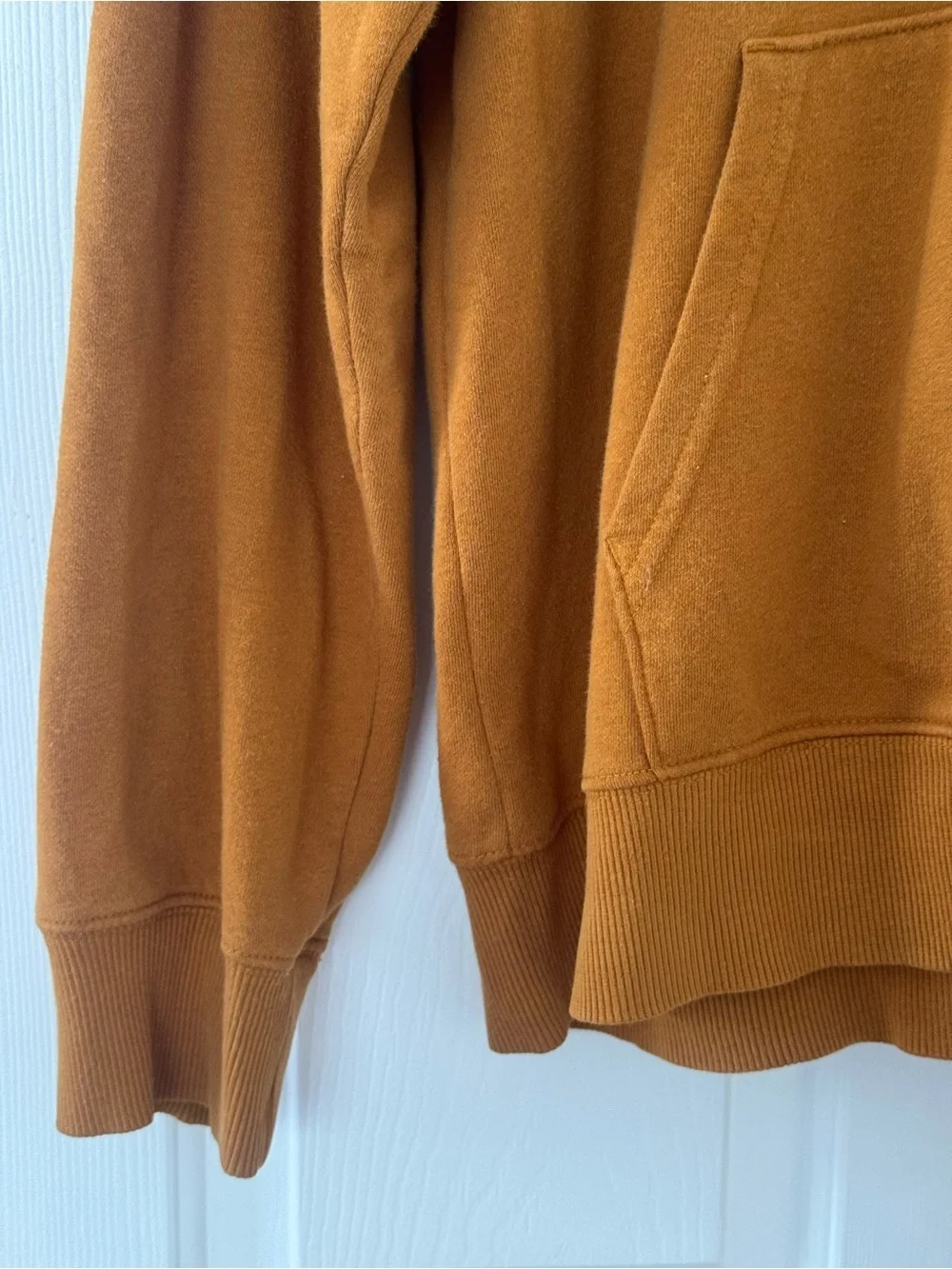The North Face Men’s Pullover Hoodie in Mustard Color